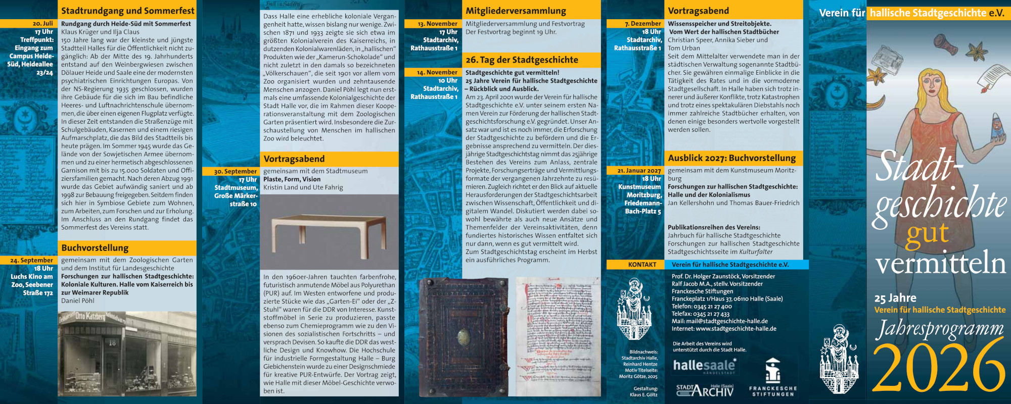 2026 Jahresprogramm Stadtgeschichte Halle - Seite 1
