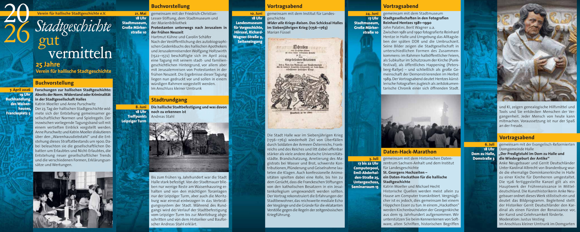 2026 Jahresprogramm Stadtgeschichte Halle - Seite 2